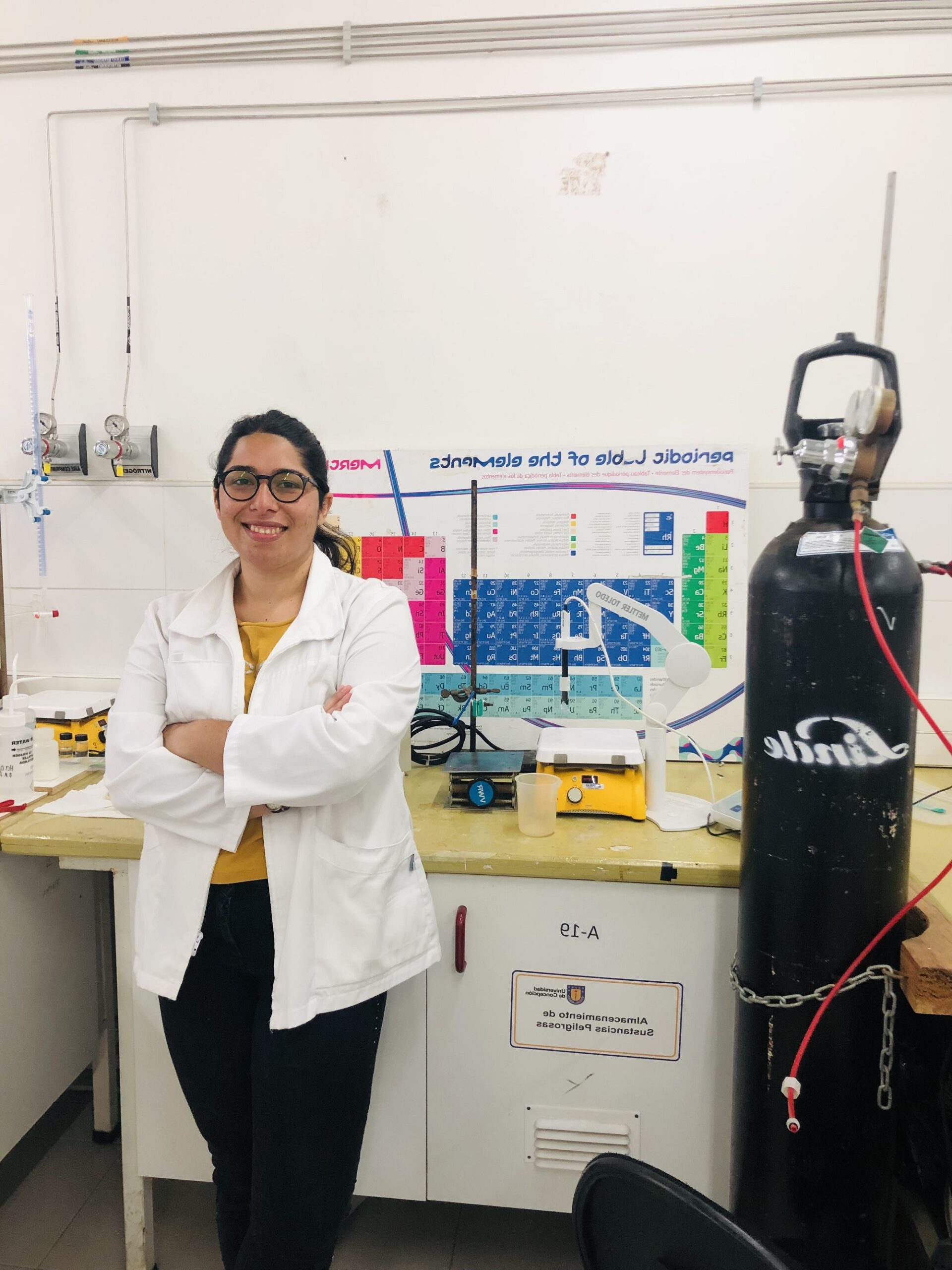 Estudiante de Magíster en Química es reconocida por empresa internacional entre las 25 mujeres científicas destacadas de Latinoamérica