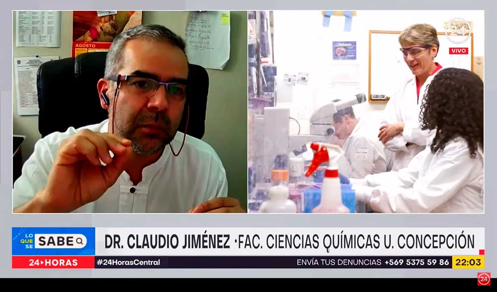Entrevista al Dr. Claudio Jiménez Águila en el programa «Lo que se sabe» de TVN