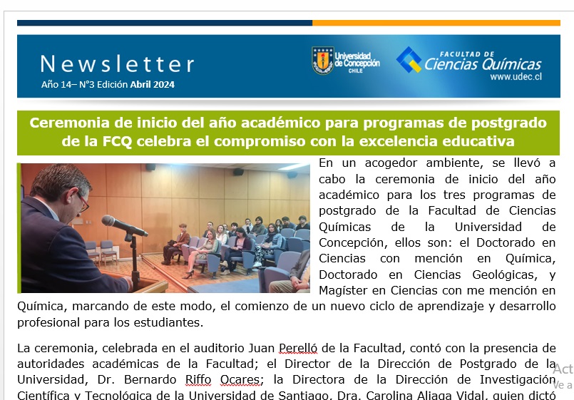 Newsletter abril 2024