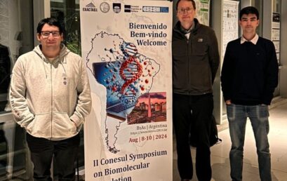 Dr. Esteban Vöhringer-Martinez expone en el II Conesul Symposium on Biomolecular Simulation realizado en Argentina