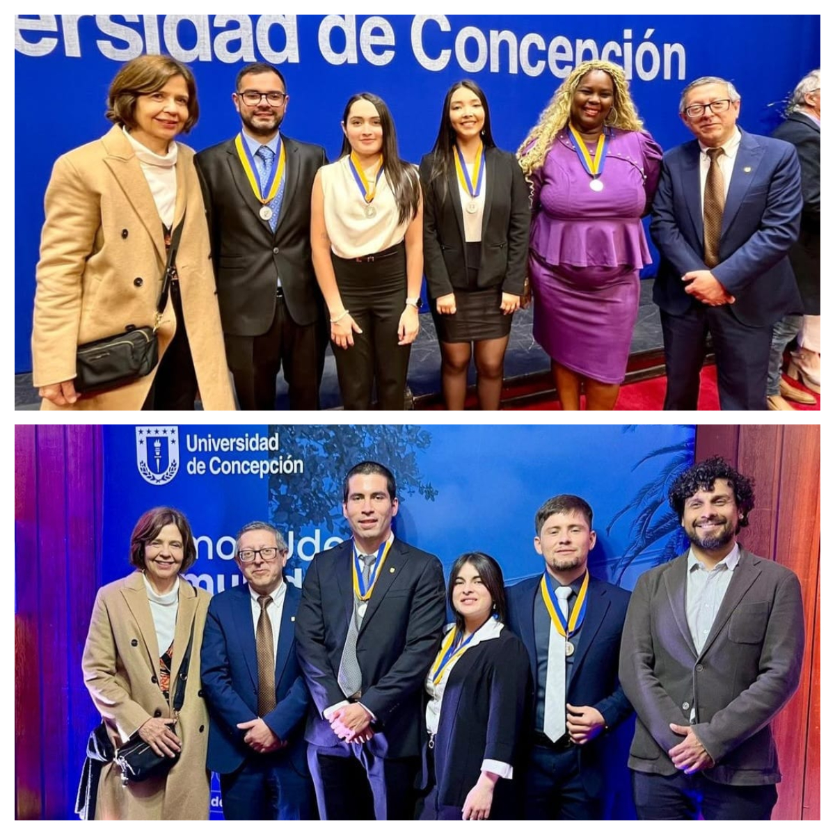 Universidad de Concepción entrega de Medallas Doctorales a ocho profesionales de la Facultad de Ciencias Químicas