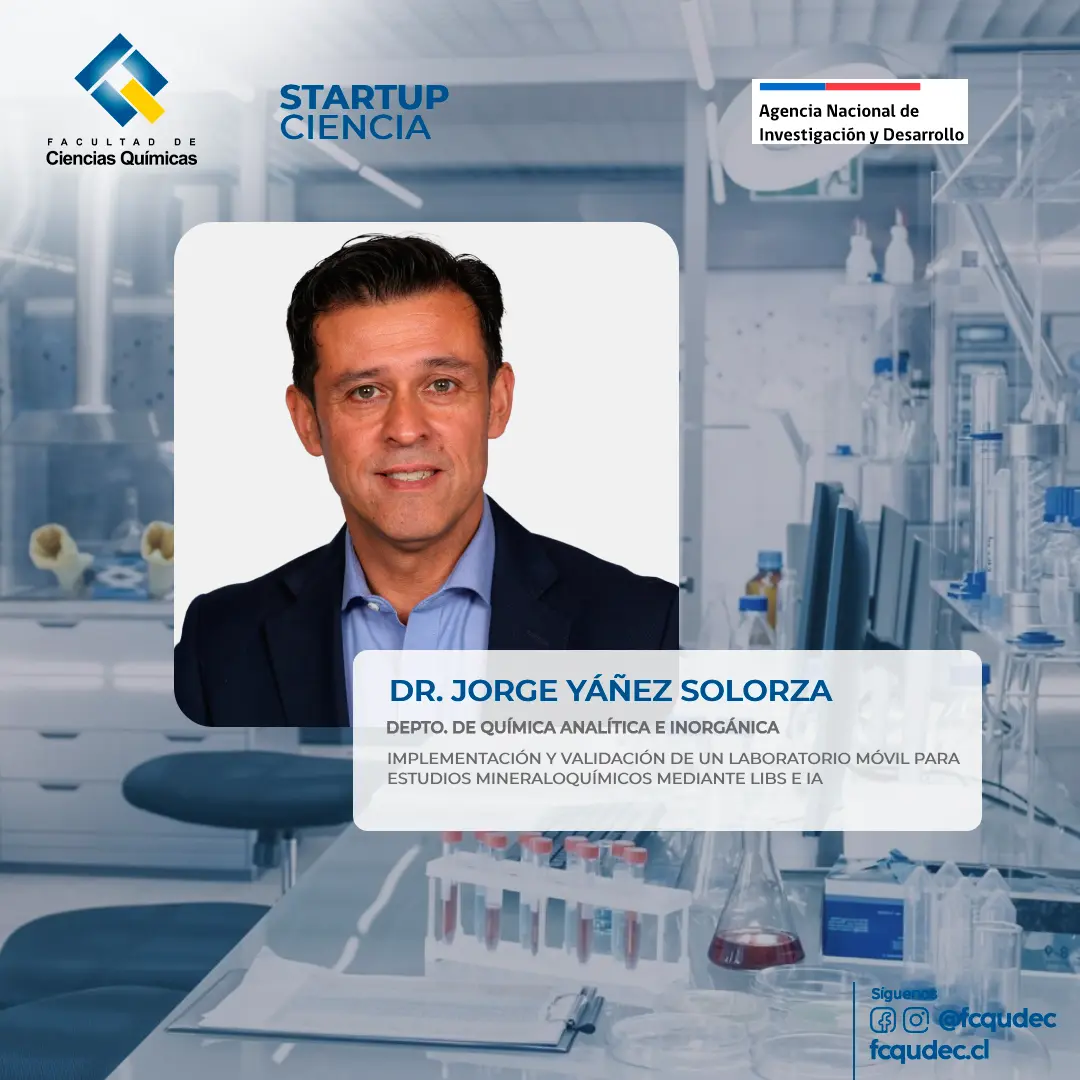 Académico FCQ UdeC participa en empresa que adjudicó fondos de Startup Ciencia de ANID Académico FCQ UdeC participa en empresa que adjudicó fondos de Startup Ciencia de ANID