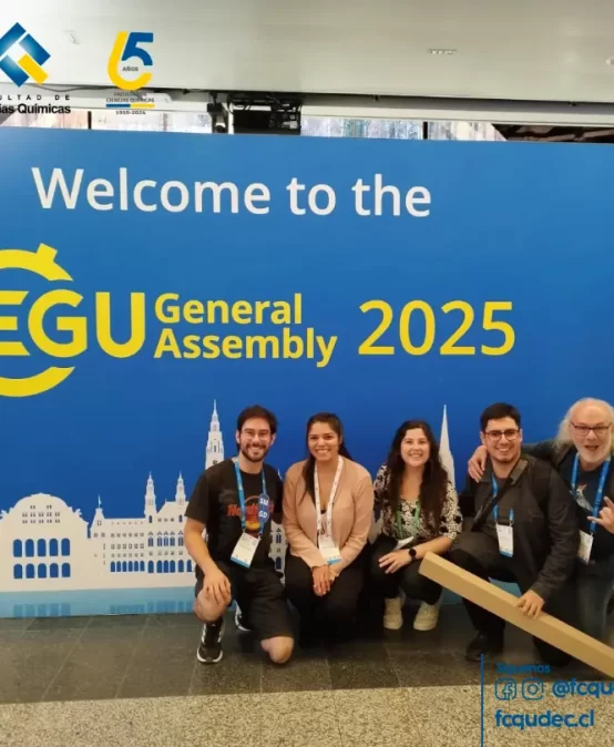 Geocientíficos/as de la UdeC participaron en encuentro europeo más grande de la especialidad