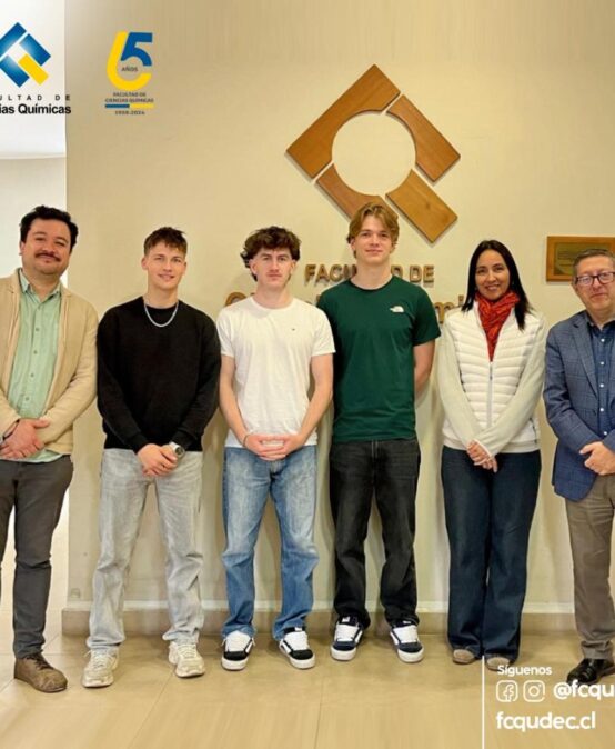 Estudiantes franceses de pregrado realizaron estadía de investigación en la FCQ-UdeC