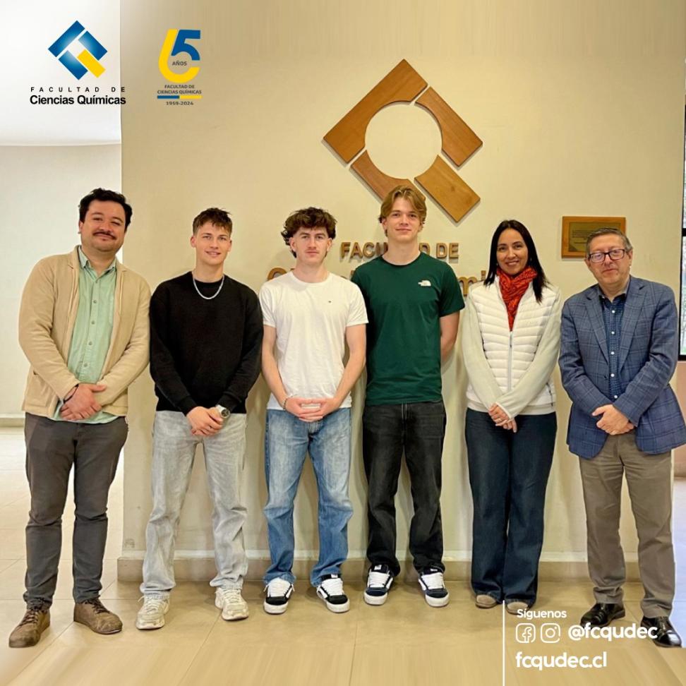 Estudiantes franceses de pregrado realizaron estadía de investigación en la FCQ-UdeC Estudiantes franceses de pregrado realizaron estadía de investigación en la FCQ-UdeC