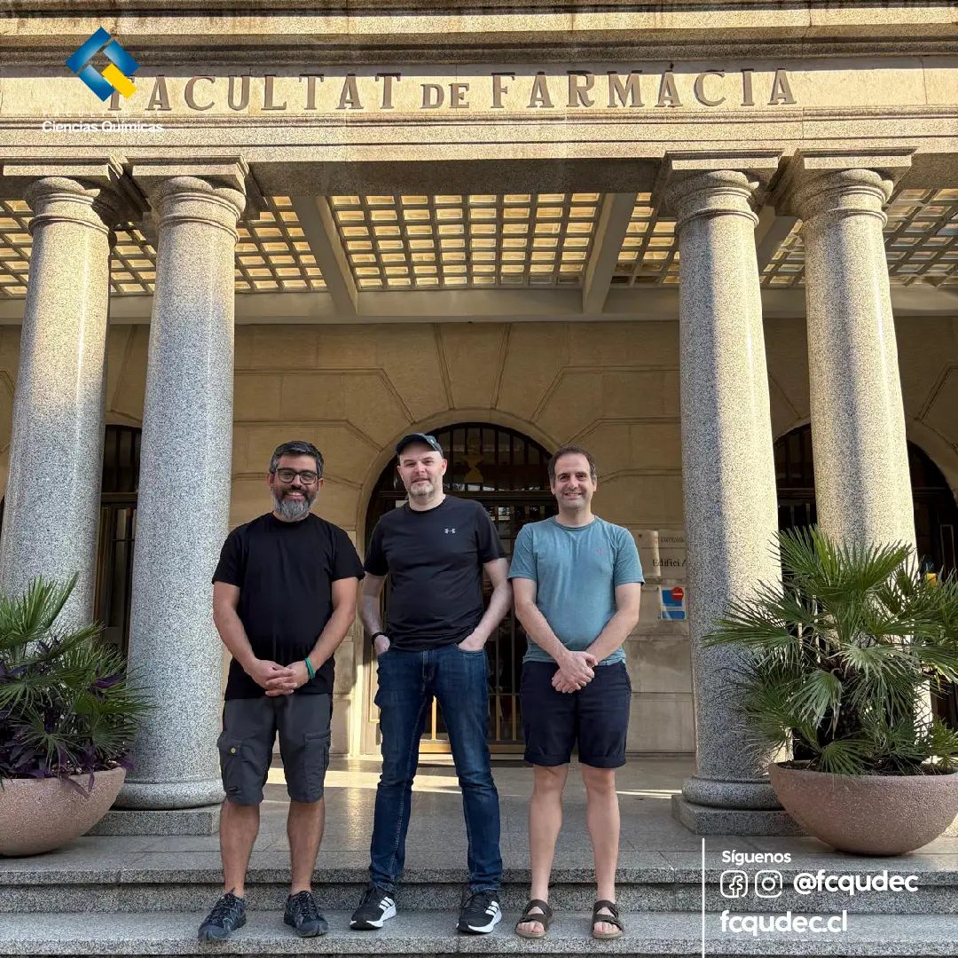 Académico FCQ UdeC realizó estadía en Barcelona para ampliar conocimiento en síntesis orgánica avanzada