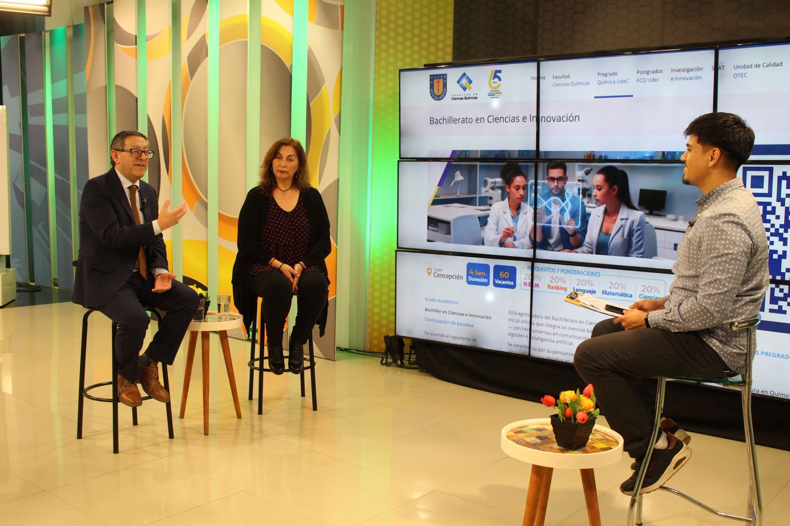 En TVU: Decano Dr. Eduardo Pereira entregó detalles de nuevo Bachillerato en Ciencias e Innovación UdeC En TVU: Decano Dr. Eduardo Pereira entregó detalles de nuevo Bachillerato en Ciencias e Innovación UdeC