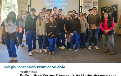 Siete académicas/os de la FCQ UdeC participaron en Semana de la Ciencia del Colegio Concepción Pedro de Valdivia