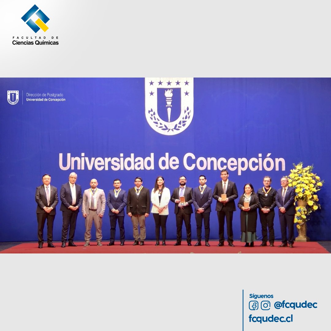 UdeC otorgó diez medallas doctorales a egresadas y egresados de programas de la FCQ UdeC otorgó diez medallas doctorales a egresadas y egresados de programas de la FCQ