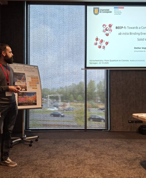 Profesor Stefan Vogt-Geisse impulsa la astroquímica interdisciplinaria con colaboraciones en Europa